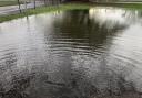 Flooding at Blackminster Middle School this week