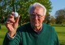 Derek Jackson is celebrating hitting a hole-in-one at 92 years of age