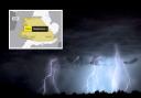 WARNING: The Met Office has placed a yellow weather warning for thunder on Evesham