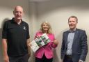 Colin Raven from Worcestershire Wildlife Trust, Harriett Baldwin MP and Councillor Bradley Thomas