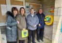 Donnington residents are over the moon with their new defib.