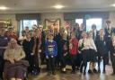 The TDMS Show Choir performed festive carols for Austen Court Care Home residents