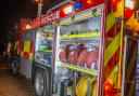 Firefighters from Evesham put out the fire in the early hours