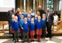 Himbleton Church of England (CofE) Primary School with the Archbishop.