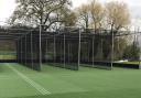 The new nets at Dumbleton