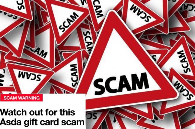 SCAM: ASDA gift card scam