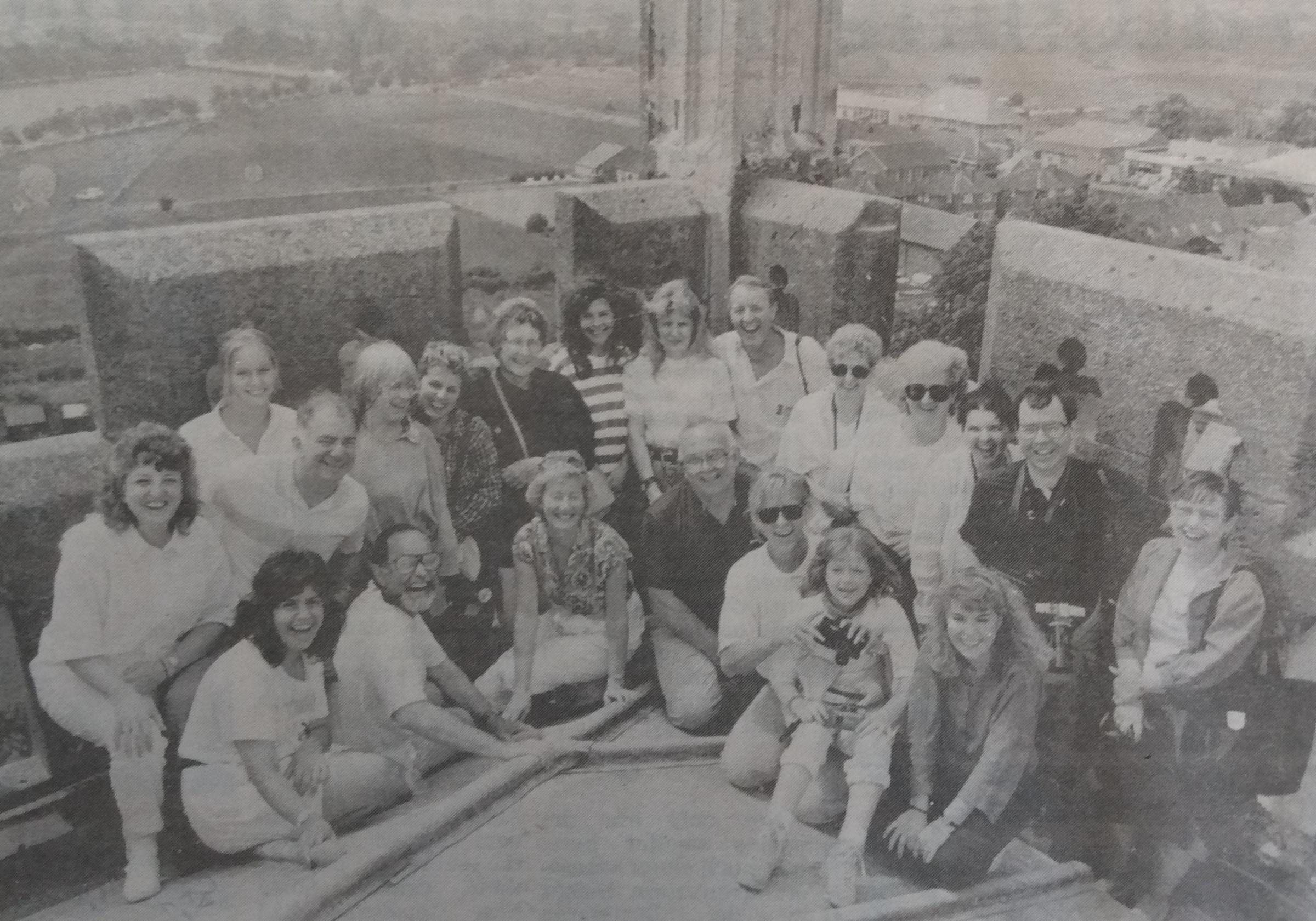 July 1989 and a group of 25 Americans from the US township of Evesham, New Jersey were in Worcestershire