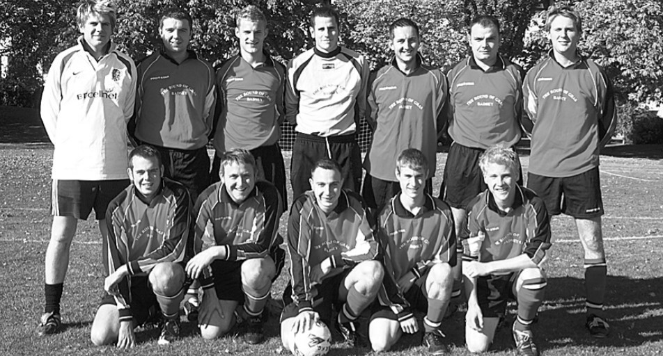 Badsey Rangers face the photographer in October 2003