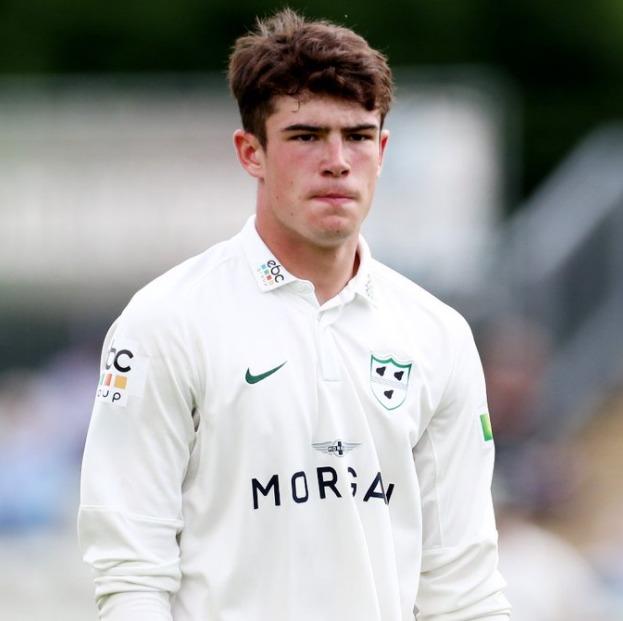 Josh Baker will travel with the England U19 World Cup squad. Pic: Worcestershire CCC