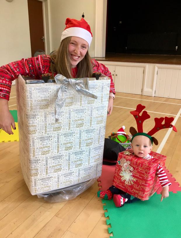 Evesham Journal: Last week the local TinyTalk group held a Christmas party