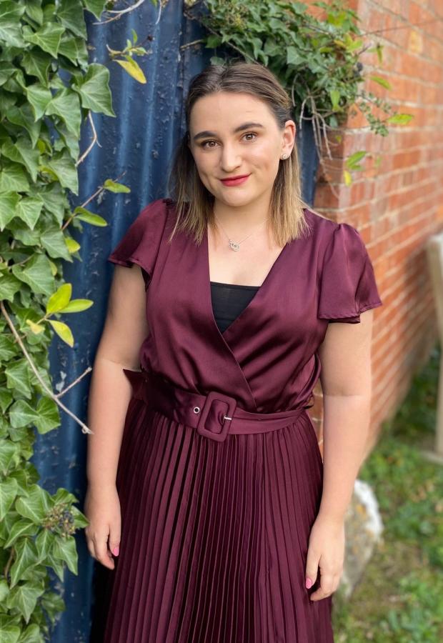 Evesham Journal: Rose Johnson from Sedgeberrow is studying vocal performance at The Royal Birmingham Conservatoire