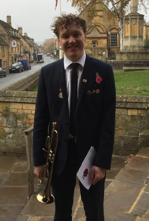 Evesham Journal: Steven Nichols from Chipping Campden is studying jazz trumpet at the Royal Academy of Music in London