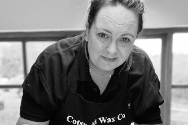 Gemma Groves, owner of Cotswold Wax Co, was delighted to be selected as a Small Business Sunday winner by Theo Paphitis