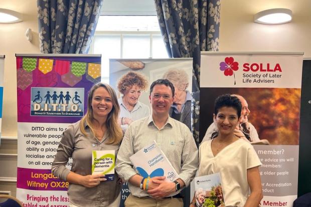 Robert Courts hosts Dementia Friends training session at Older Persons Fair