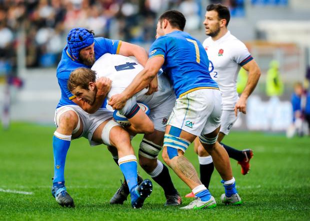 Evesham Journal: Worcester Warriors' new signing, Renato Giammarioli (number 7) starts for Italy this weekend against Portugal.