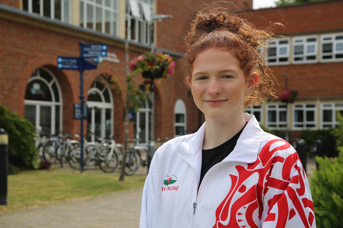University of Worcester student Abi Watkins will represent Wales at the Commonwealth Games.