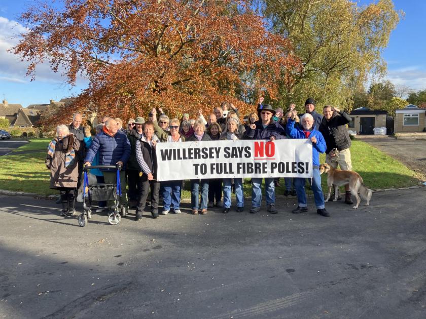 Willersey broadband protestors claim 'delay to work' 