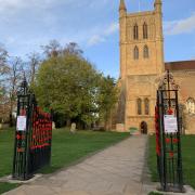 Pershore Abbey will host a ticketed memorial service on Sunday morning