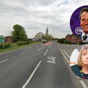 Nigel Huddleston and Harriett Baldwin are among a group of MPs who are calling for action to be taken to increase safety on the A46