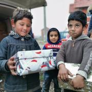 Over 9,000 present-filled shoeboxes have travelled from Evesham to Romania, where they have been shared among children and families