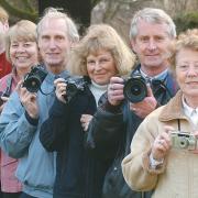 Evesham Camera Club members Simon Walden, Priscilla Dodson, David Kelsey, Vicky Hodgson, Geoff Hodgson and Margaret Kelsey were featured in January 2005 in a story about new-fangled digital cameras