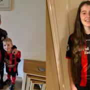 Sophie George is getting 18 inches of her hair cut off to raise money for a teammate at her football club who is battling cancer