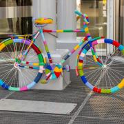DECORATED BIKES: Vale Active Art is being put together by Cycle Evesham Vale