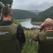 The anglers were caught by a bailiff and handed to West Mercia Police