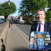 Wychavon district councillor Bradley Thomas has unveiled prospectuses for Evesham, Droitwich and Pershore which would see the town centres transformed