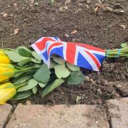 Evesham is in mourning following the death of Her Majesty The Queen. Residents have started laying flowers at the flagpole by the Almonry.
