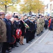 Remembrance Day in Evesham. Credit: Maria Kwiecie