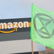 A Vale woman is due in court after Extinction Rebellion protests at an Amazon warehouse. Credit: SWNS