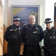 Police officers from the Evesham Town North and Rural South safer neighbourhood policing team.