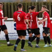 Report: Evesham United back to winning ways with home win over Larkhall. Pic: Stuart Purfield