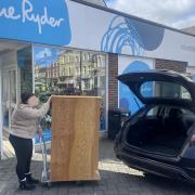 Marie Humphreys was fined while collecting furniture for her step-daughter from the Sue Ryder charity shop