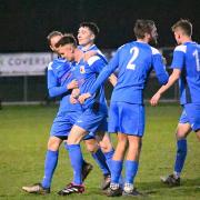 Report: Pershore Town shock Cribbs to reach Challenge Cup Final.