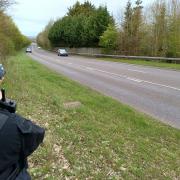 SPEED: Police caught drivers speeding in Evesham.