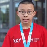 Milton Xavier Yau was crowned 100m Freestyle champion at the Regional Championships