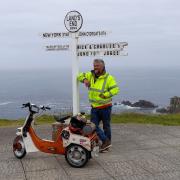 Nick Payne travelled from John O'Groats to Land's End aboard a 1970s tricycle