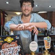 SPEACHLESS: Tom Doggett is the landlord of the Red Lion in Evesham