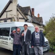 SUCCESS: Nigel Smith (Fleece Inn), Tom Doggett (The Red Lion, Glen Lyon (Cliff’s Minibus Hire)