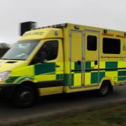 Ambulance, police and fire attended the fatal crash on the A44.