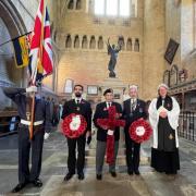 Pershore's remembrance day in 2021.