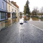 Flooding has impacted businesses on Waterside in Evesham.