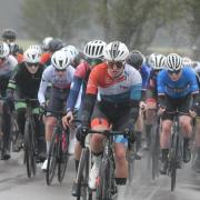 Lewis Tinsley in action at the 10th Junior Men’s CiCLE road race