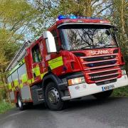 One Hereford and Worcester Fire and Rescue Service crew attended an 8m hedgerow fire