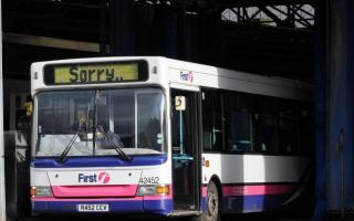 BUS: First Bus have said the X50 service will be diverted due to a road closure.