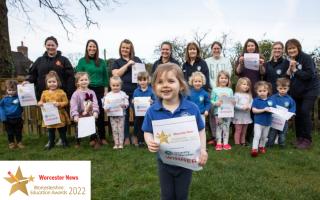 The Lenches Pre-School was named Early Years / Primary School of the Year at the Worcestershire Education Awards