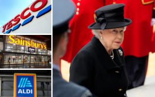 Several major supermarkets to shut during Bank Holiday to observe Queen’s funeral (PA)