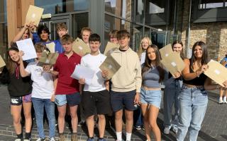 Just some of this year’s Chipping Campden students celebrating their GCSE success